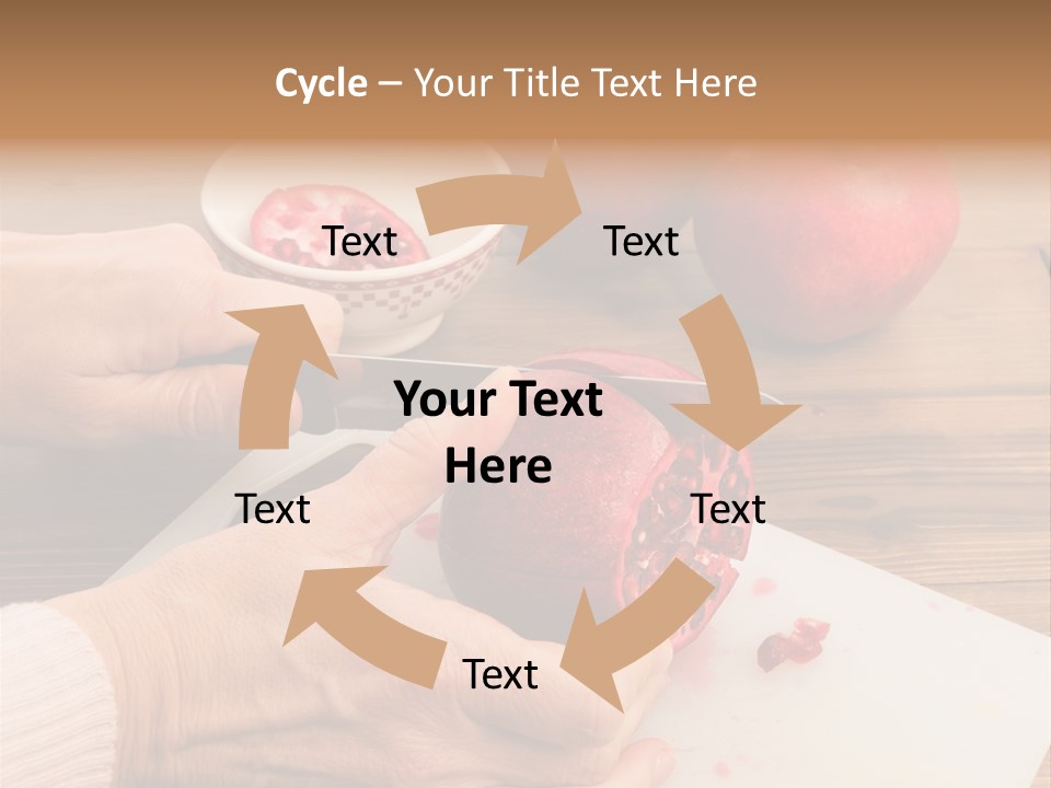 Vitamins Tannins Red PowerPoint Template