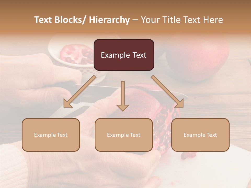 Vitamins Tannins Red PowerPoint Template