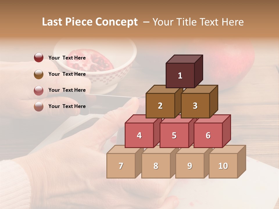 Vitamins Tannins Red PowerPoint Template