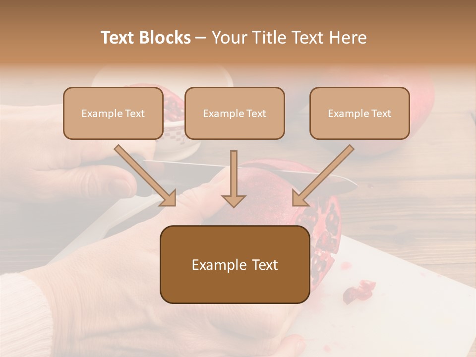 Vitamins Tannins Red PowerPoint Template