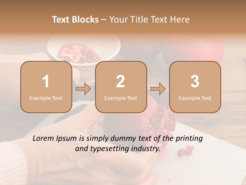 Vitamins Tannins Red PowerPoint Template
