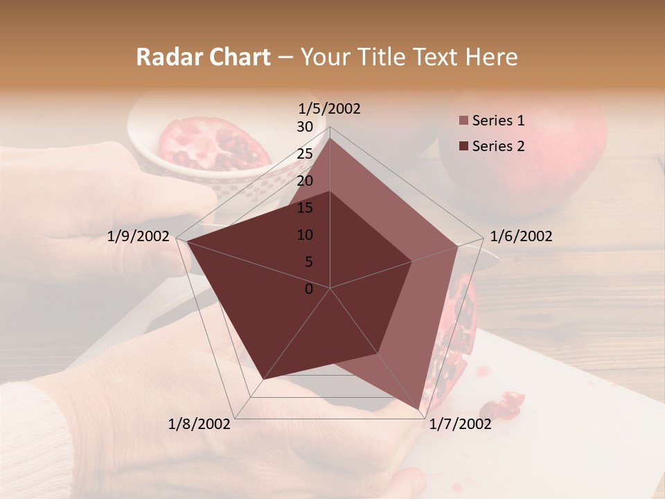 Vitamins Tannins Red PowerPoint Template