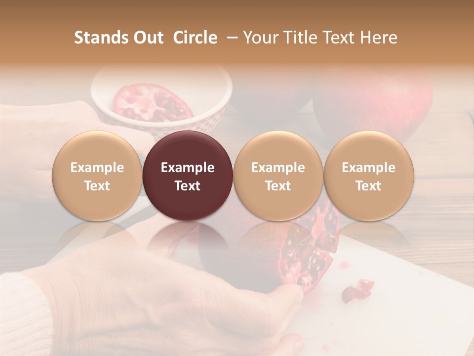 Vitamins Tannins Red PowerPoint Template