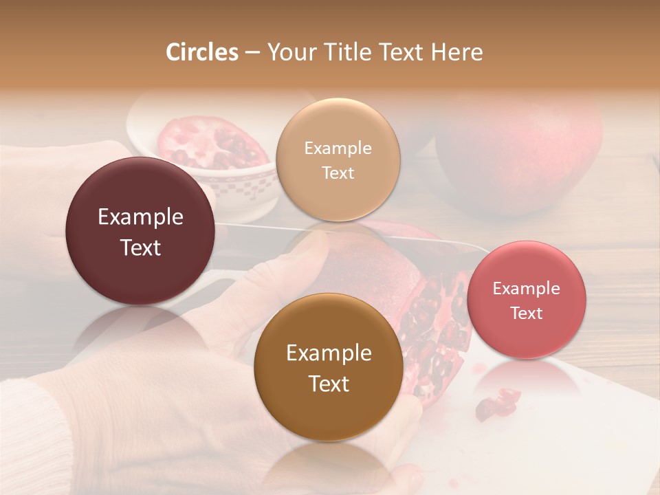 Vitamins Tannins Red PowerPoint Template