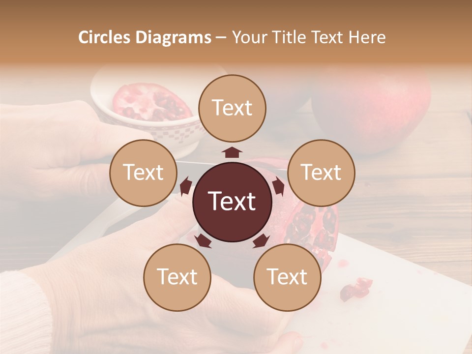 Vitamins Tannins Red PowerPoint Template