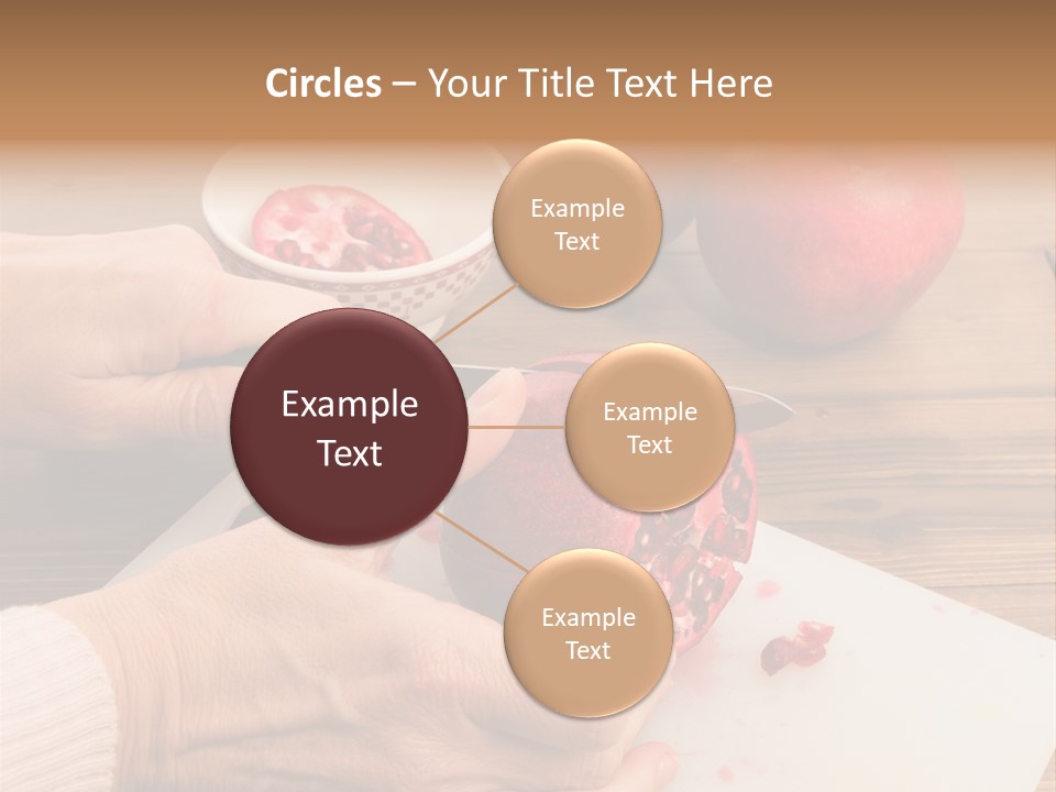 Vitamins Tannins Red PowerPoint Template