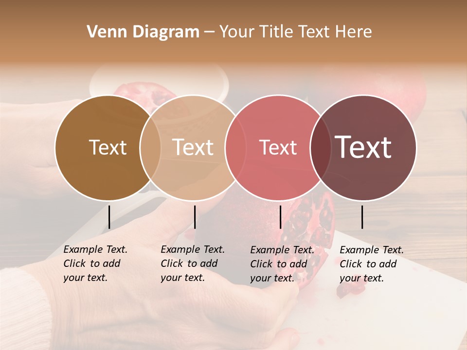 Vitamins Tannins Red PowerPoint Template