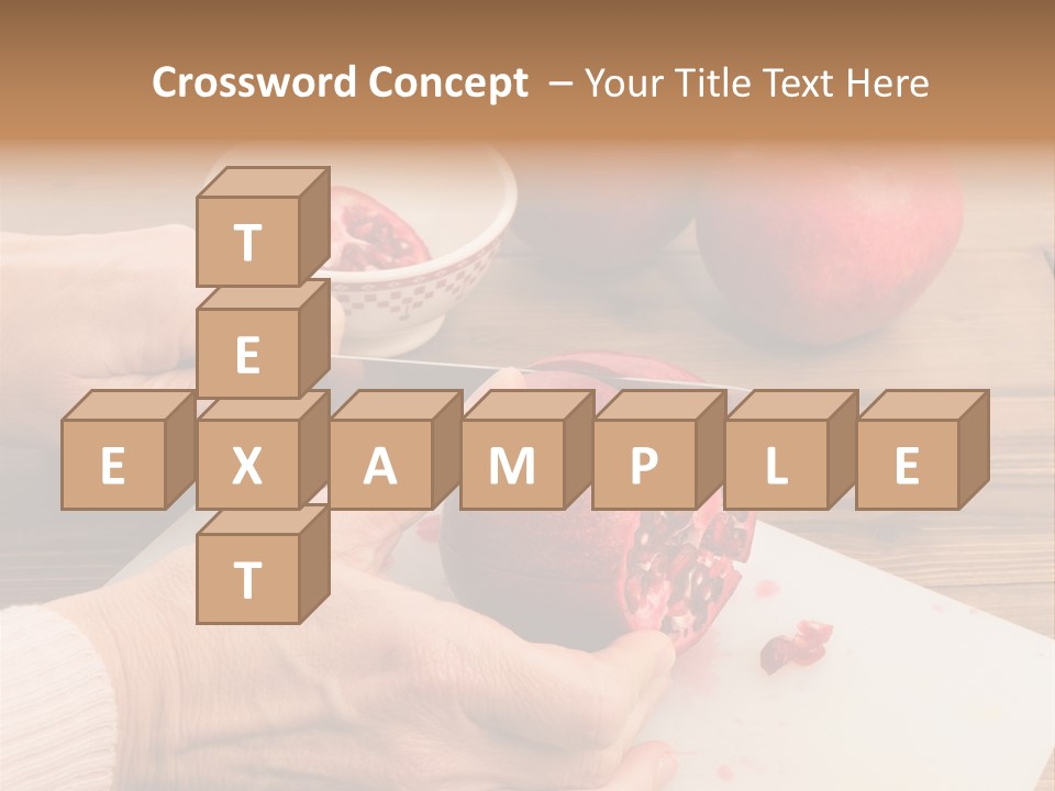 Vitamins Tannins Red PowerPoint Template