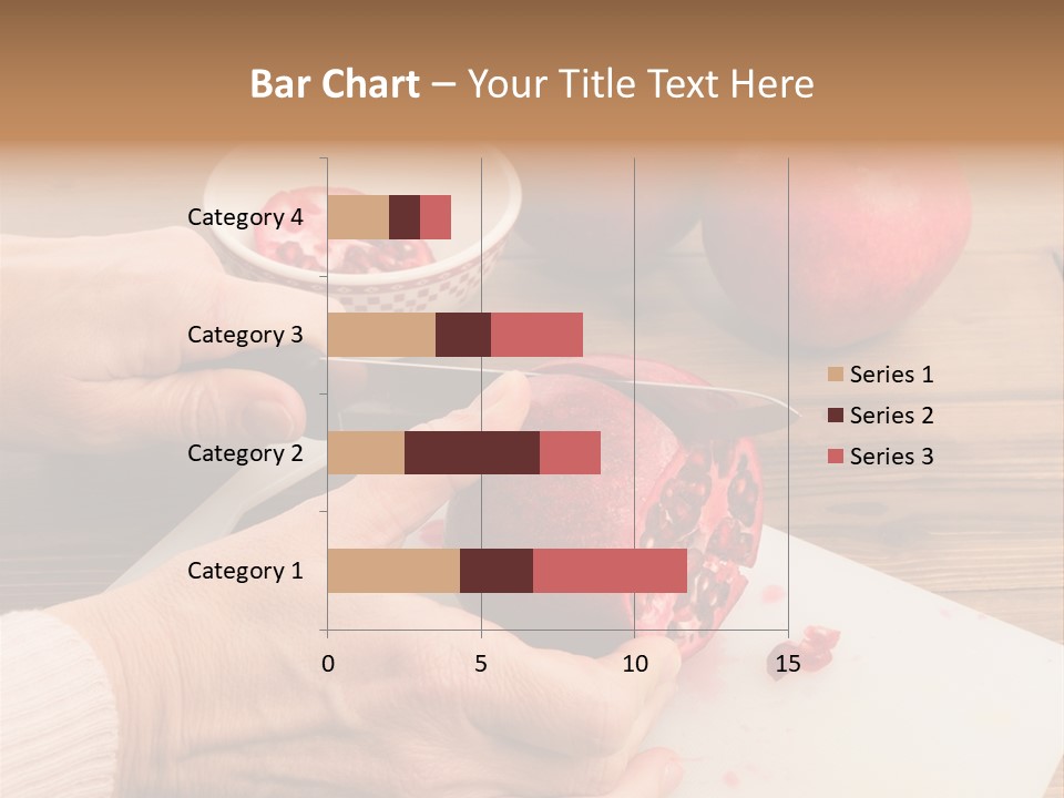 Vitamins Tannins Red PowerPoint Template