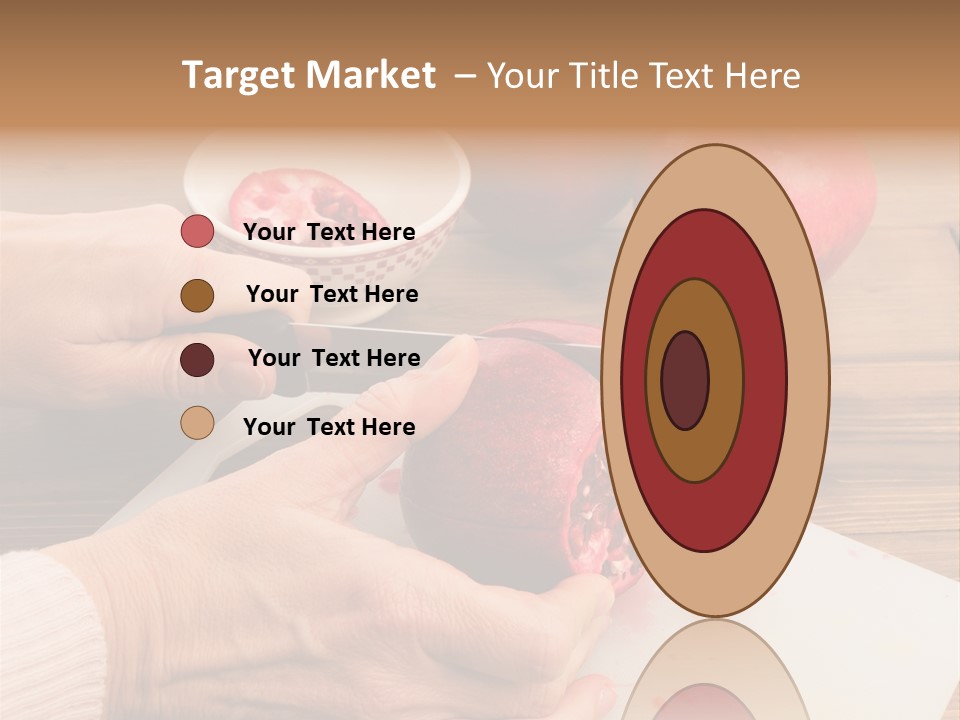 Vitamins Tannins Red PowerPoint Template