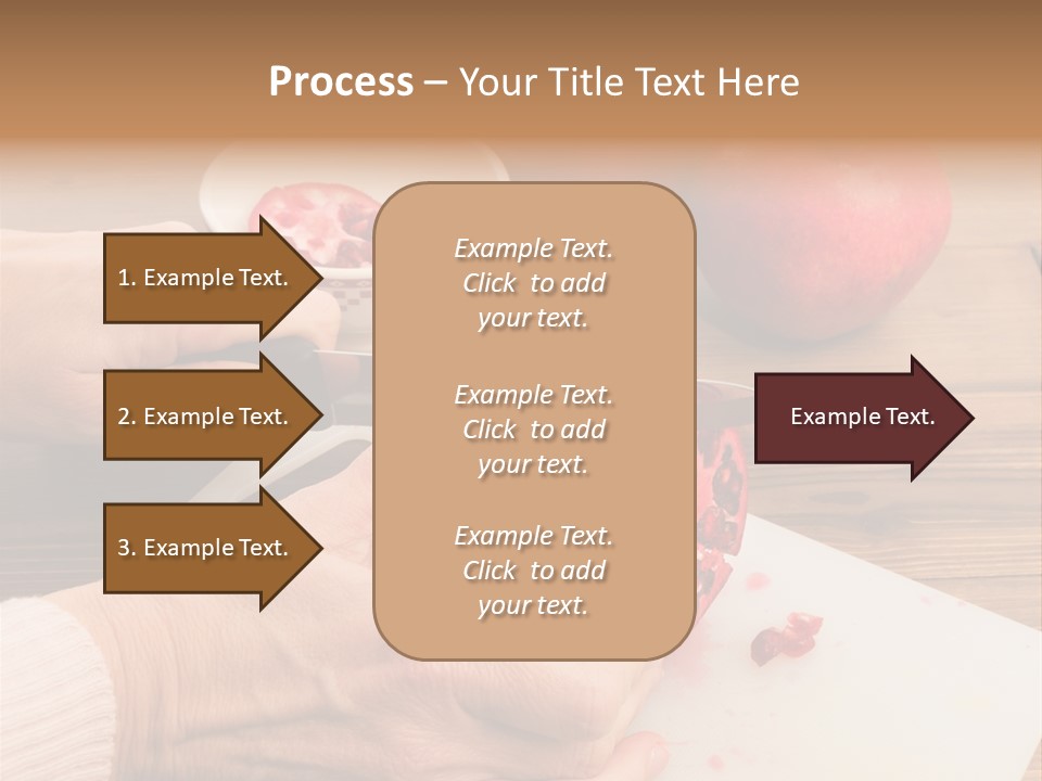 Vitamins Tannins Red PowerPoint Template