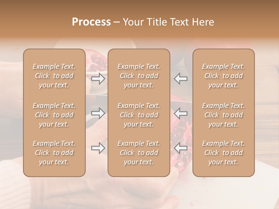 Vitamins Tannins Red PowerPoint Template