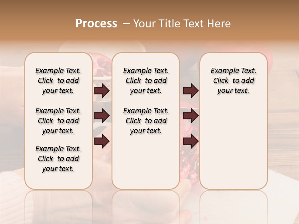 Vitamins Tannins Red PowerPoint Template