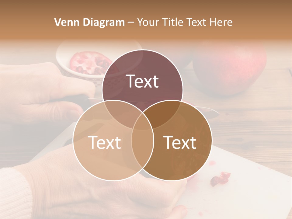 Vitamins Tannins Red PowerPoint Template