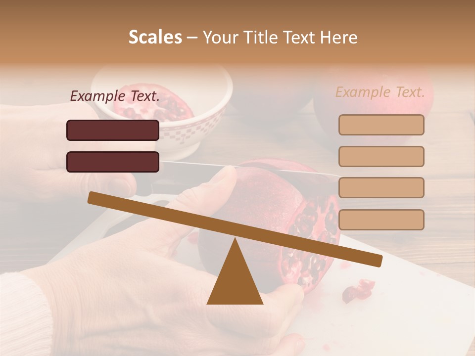 Vitamins Tannins Red PowerPoint Template