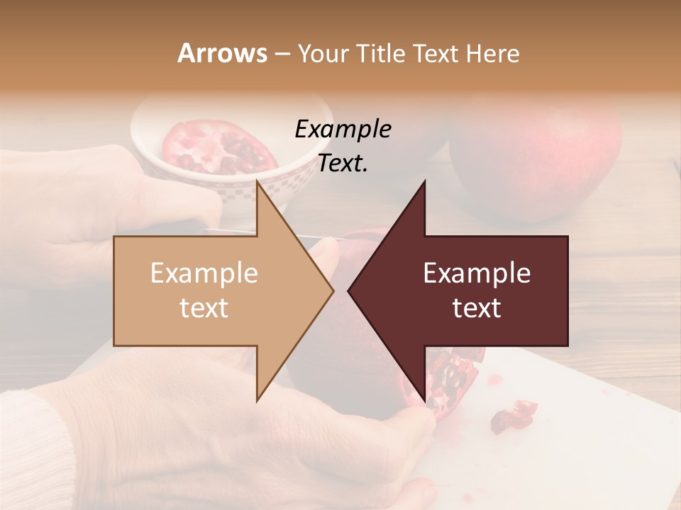 Vitamins Tannins Red PowerPoint Template