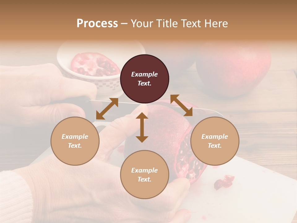 Vitamins Tannins Red PowerPoint Template
