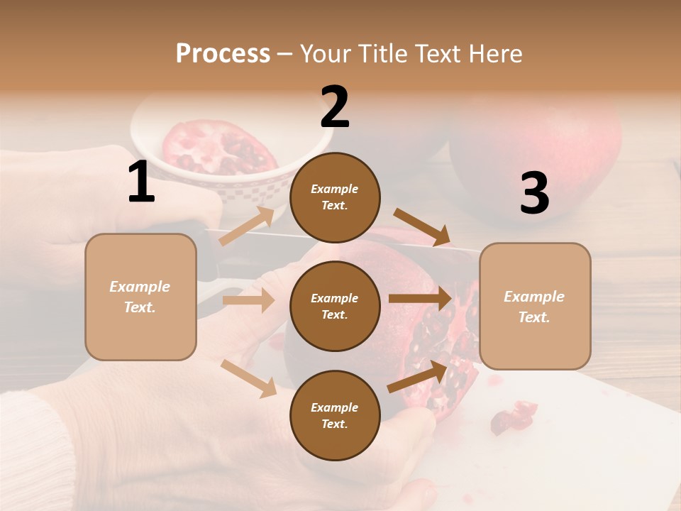 Vitamins Tannins Red PowerPoint Template