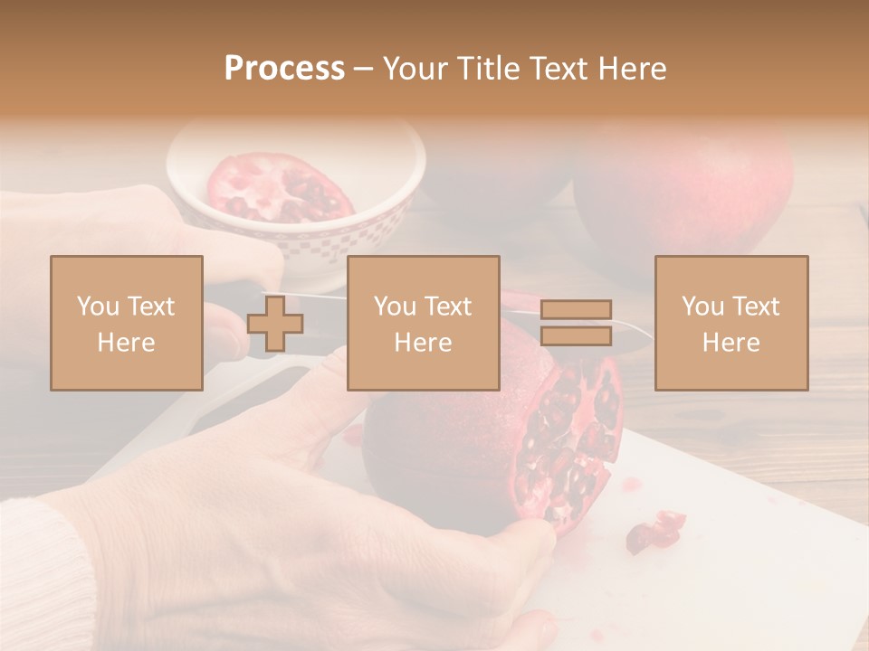 Vitamins Tannins Red PowerPoint Template