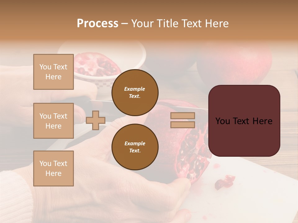 Vitamins Tannins Red PowerPoint Template