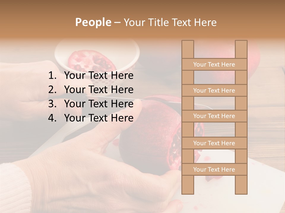 Vitamins Tannins Red PowerPoint Template