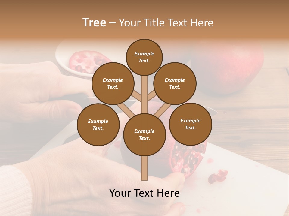 Vitamins Tannins Red PowerPoint Template