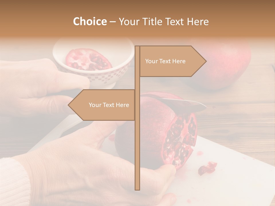 Vitamins Tannins Red PowerPoint Template