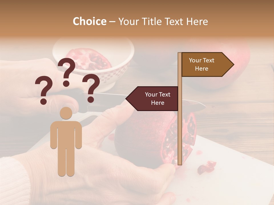 Vitamins Tannins Red PowerPoint Template