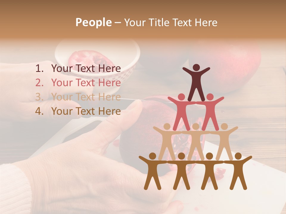 Vitamins Tannins Red PowerPoint Template