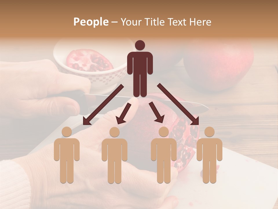 Vitamins Tannins Red PowerPoint Template