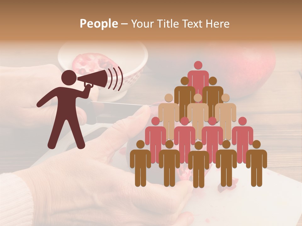 Vitamins Tannins Red PowerPoint Template