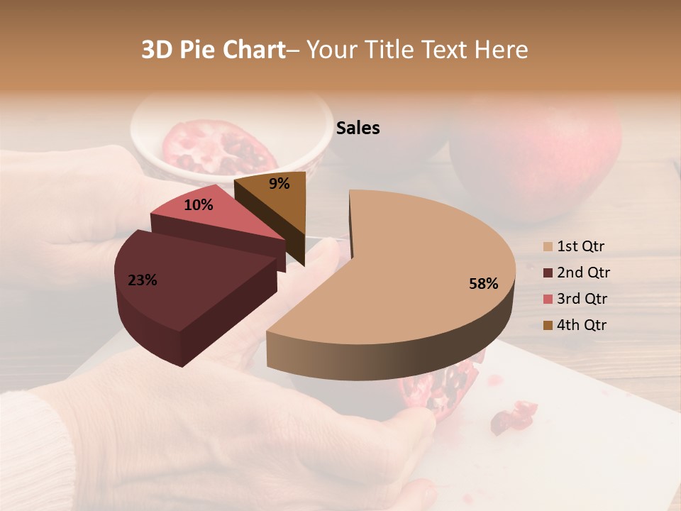 Vitamins Tannins Red PowerPoint Template