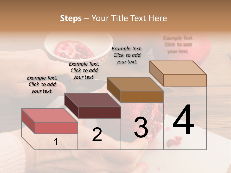 Vitamins Tannins Red PowerPoint Template