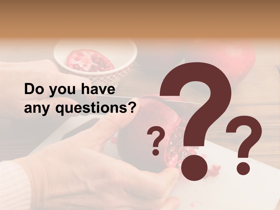 Vitamins Tannins Red PowerPoint Template