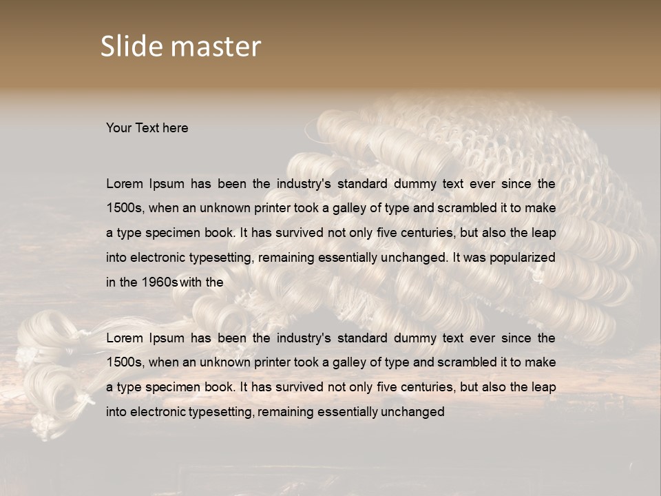 Latex Model Beautiful PowerPoint Template