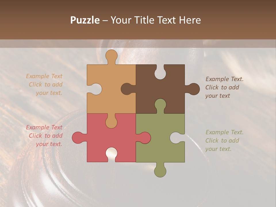 Punishment Hair Courtroom PowerPoint Template