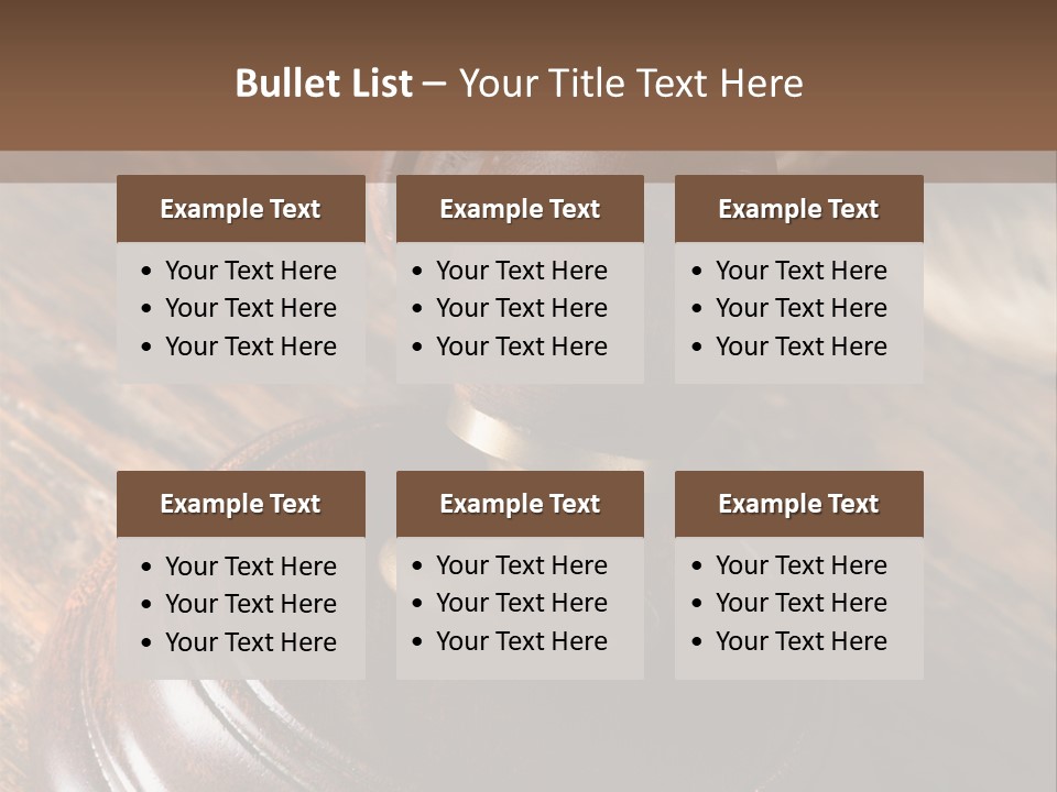 Punishment Hair Courtroom PowerPoint Template