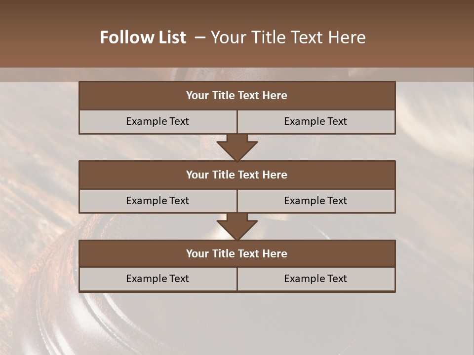 Punishment Hair Courtroom PowerPoint Template