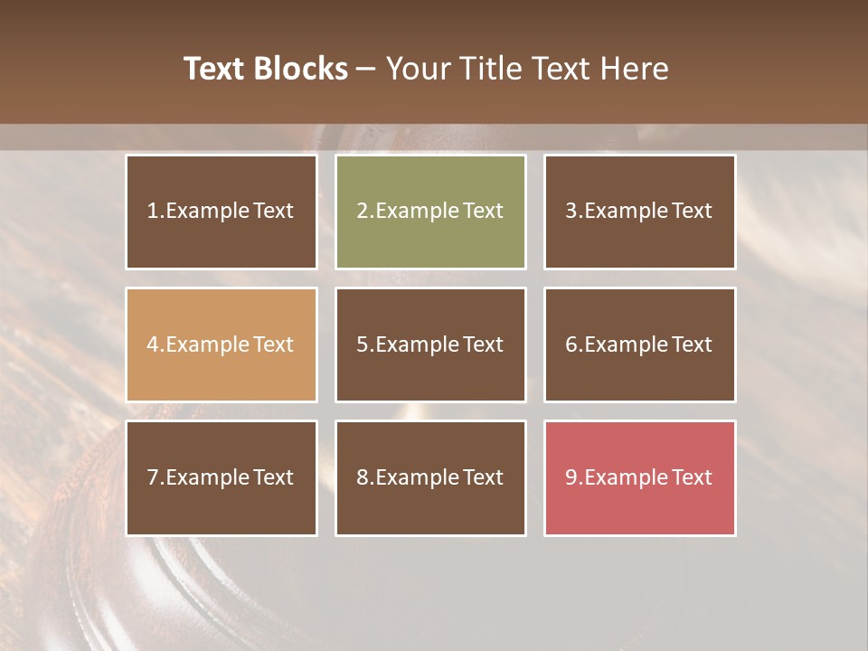 Punishment Hair Courtroom PowerPoint Template