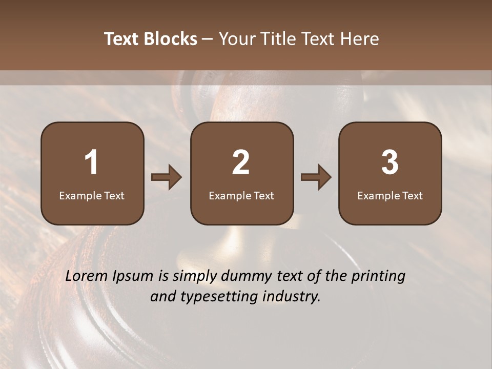 Punishment Hair Courtroom PowerPoint Template