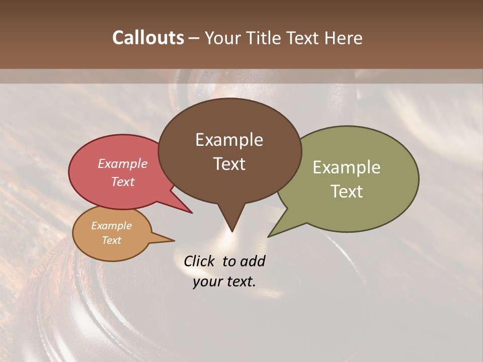 Punishment Hair Courtroom PowerPoint Template