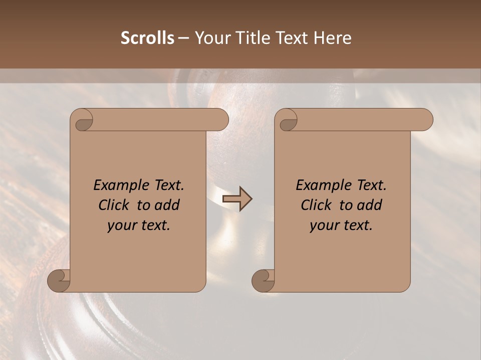 Punishment Hair Courtroom PowerPoint Template