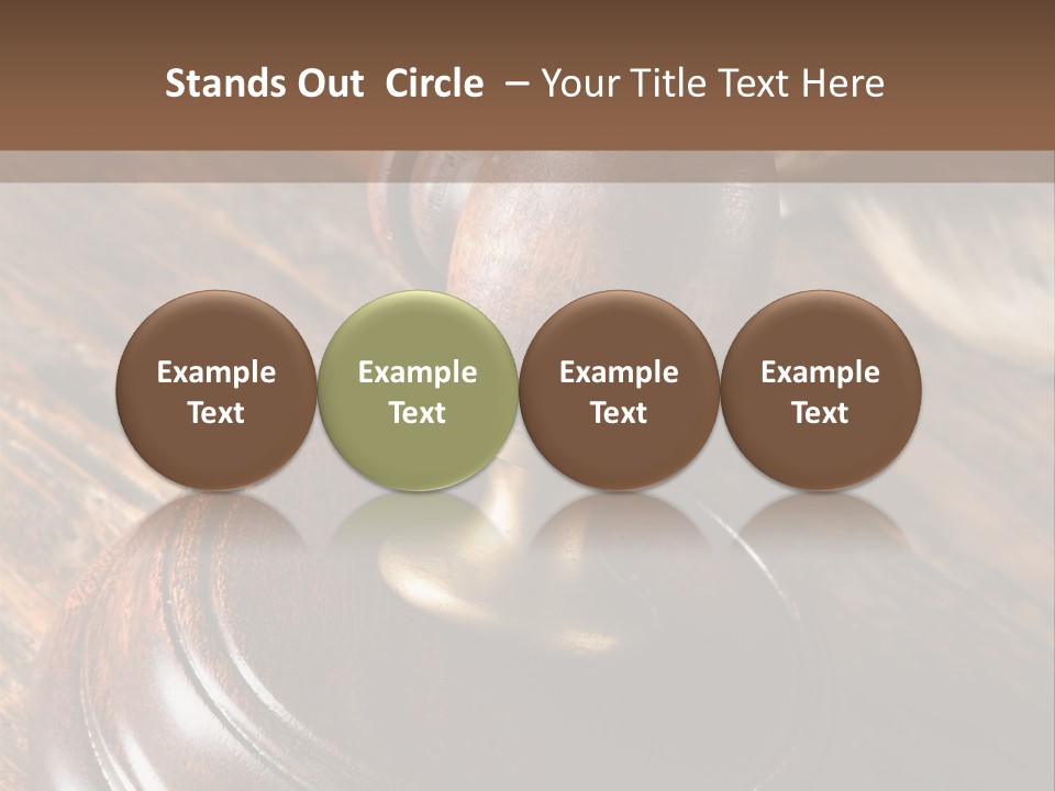 Punishment Hair Courtroom PowerPoint Template