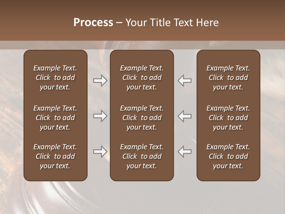 Punishment Hair Courtroom PowerPoint Template