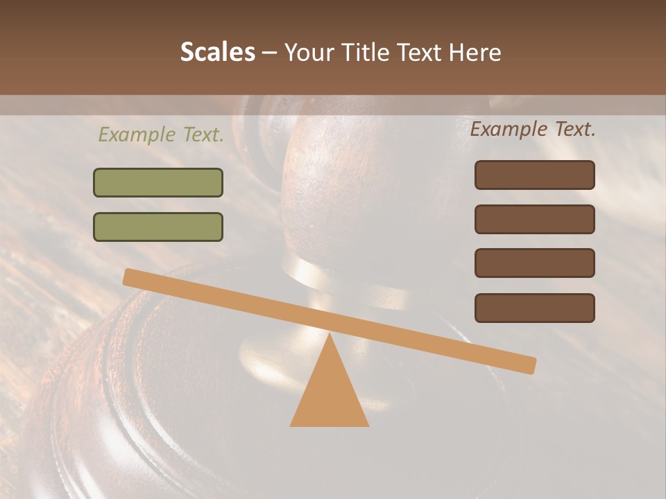 Punishment Hair Courtroom PowerPoint Template