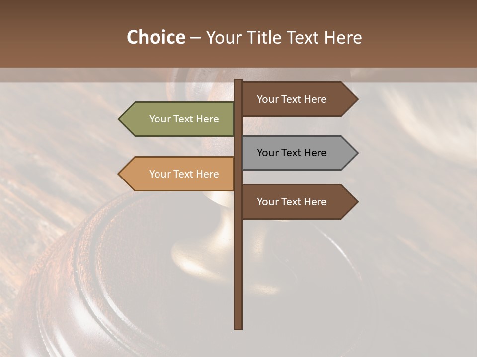 Punishment Hair Courtroom PowerPoint Template