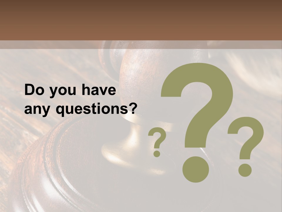 Punishment Hair Courtroom PowerPoint Template