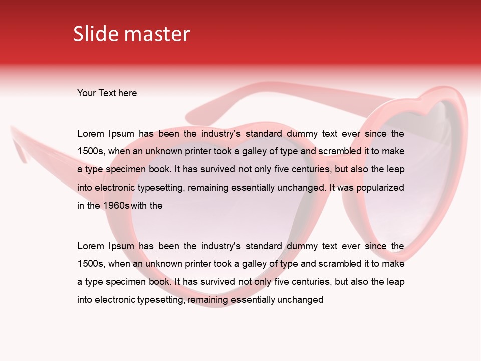 Accessory Isolated Shiny PowerPoint Template