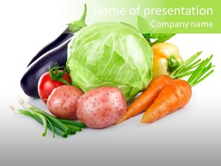 Vegetable Green Ripe PowerPoint Template