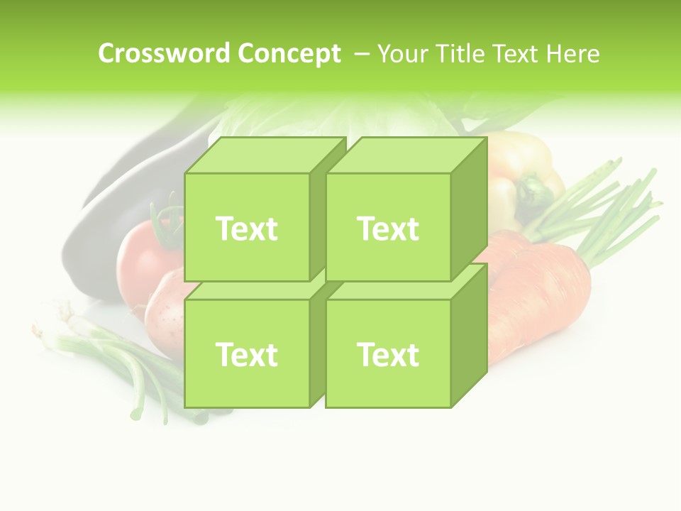 Vegetable Green Ripe PowerPoint Template